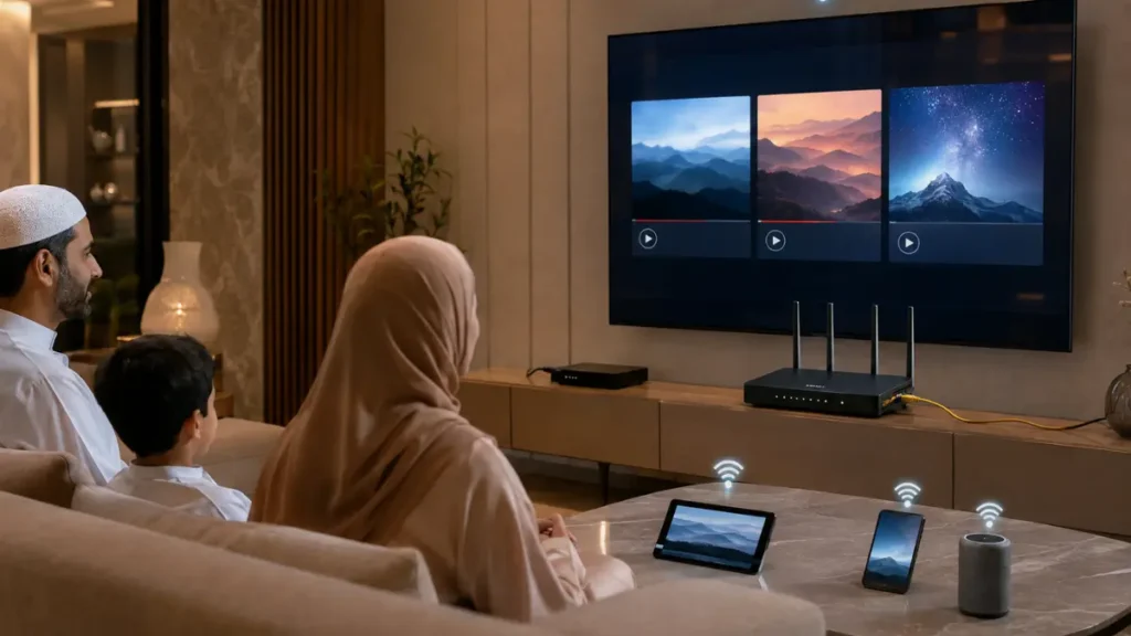 سرعة الإنترنت المناسبة لمشاهدة IPTV بجودة HD وFHD و4K