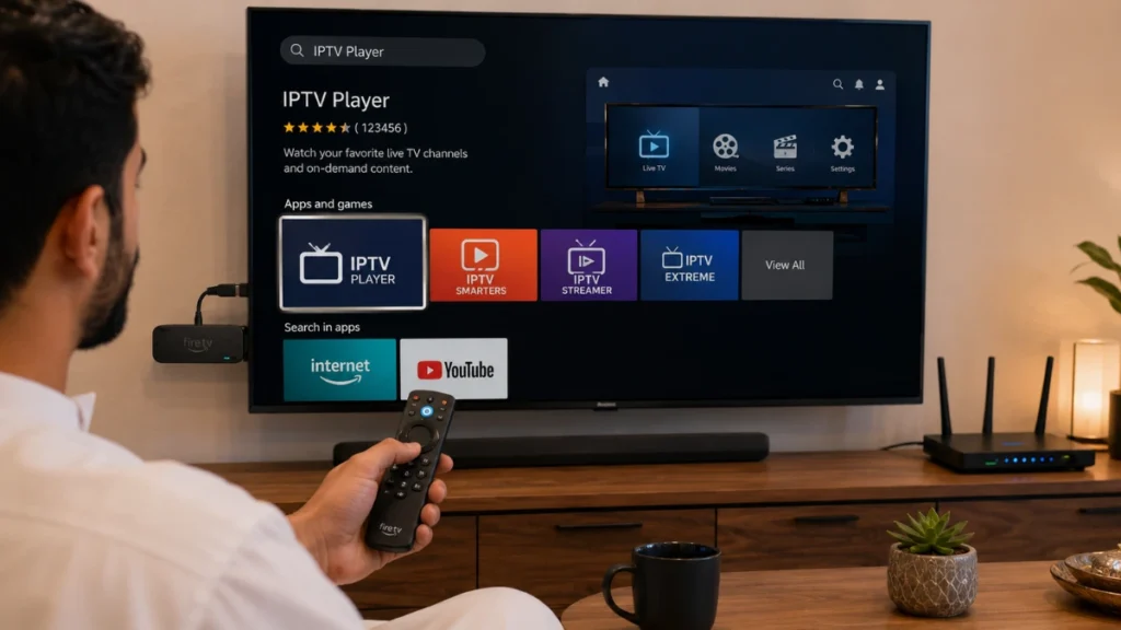 تثبيت تطبيق IPTV على Amazon Fire TV Stick