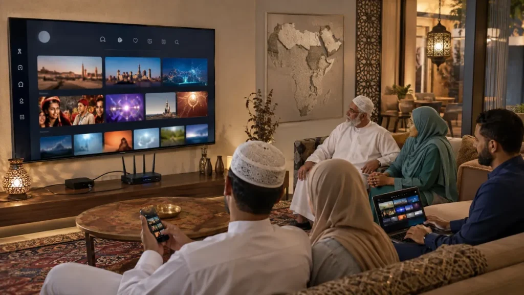 استخدام IPTV في الدول العربية عبر التلفزيون والأجهزة الذكية