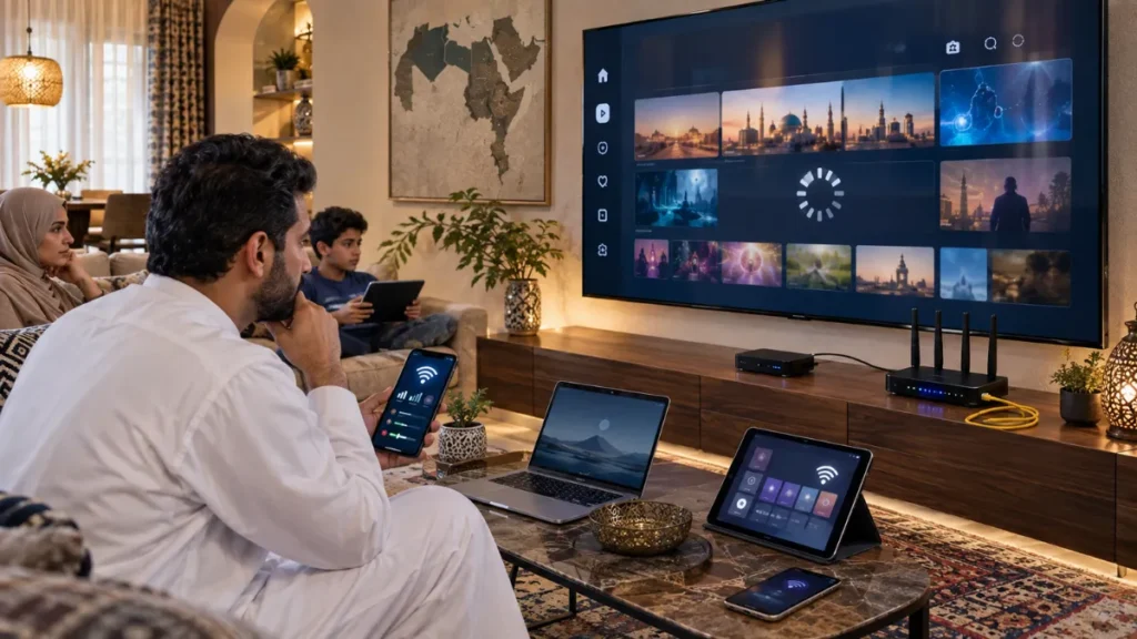 حل مشاكل تقطيع IPTV وفحص Wi-Fi وEthernet والشبكة المنزلية